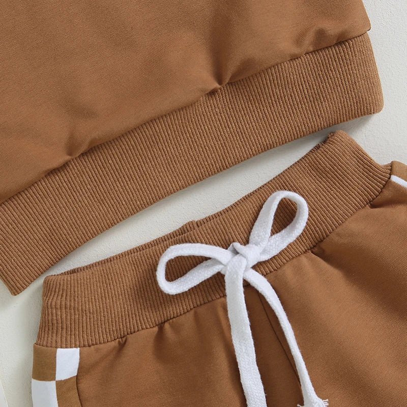 Ensemble Bebe Garcon - BabyBoysOutfits™ - Marron - Bebejob.com